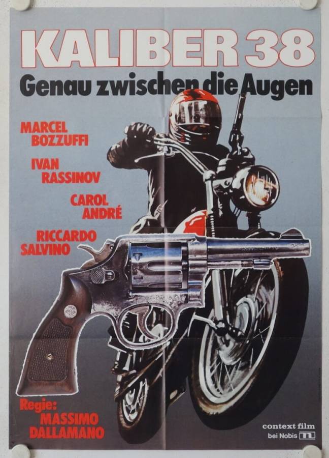 Kaliber 38 - Genau zwischen die Augen originales deutsches Filmplakat